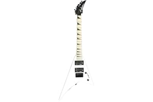 Jackson JS Series RR Minion JS1XM 6-String Right-Handed Electric Guitar with Maple Neck, Maple Fingerboard, Die-Cast Tuners, Humbucking Pickups and Poplar Body (Snow White)