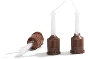EZ Smile Mixing Tips Brown & Endo Tips, High Performance Dual Cure 1:1 (Long Root Canal Tips)
