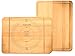 Catskill Craftsmen 22-Inch Perfect Pastry Cutting Board with Rounded Corners and Reverse Groove
