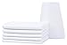 Deep Waffle Weave Dish Cloths White Kitchen Dish Rags for Washing Dishes Microfiber Lint Free Cleaning Cloth 12InchX12Inch 6 Pack