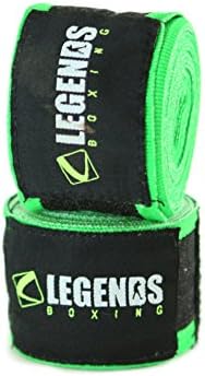 Legends Boxing Tuff Wraps - Green/Black