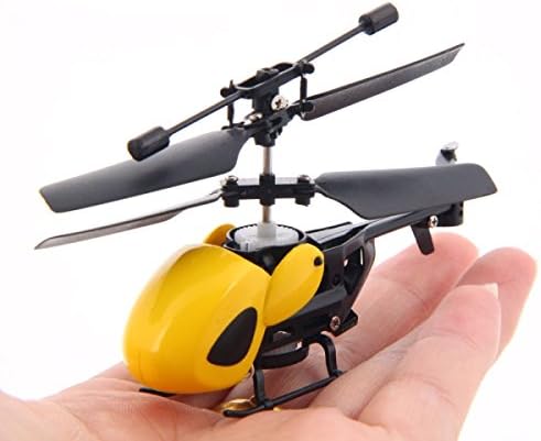 Qs Qs5013 2.5ch Mini Micro Remote Control Rc Helicopter (Yellow & Black) by Fitplane