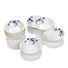 Porlien Elegance Collection Chinese Blue Flower Porcelain Dinnerware Set-46 Pieces, Service for 10