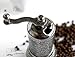 Bazaaranatolia Turkish Grinder, Spice Grinder, Salt Grinder, Pepper Mill 4.2'' (Dark Silver)