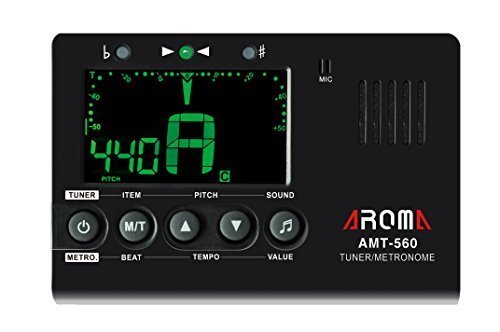 Aroma AMT-560 3IN1 Tuner/Metronome for Chronmatic/Guitar/Bass/Violin/Ukulele