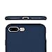 iPhone 7 Case, Haobuy Shock-Absorption Anti-Fingerprint Invisible Built-in Magnetic Metal Plate Phone Case, Ultra Thin Slim Protective Cases Cover for iPhone 7 4.7'' - Blue [Matte Material]