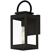 Maxim Nassau Vivex - 1 Light Outdoor Wall Lantern-12.75 Inches Tall and 5 Inches Wide-Black Finish