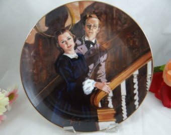 Plate WS George Melanie and Ashley Tenth Issue in The Gone with The Wind Golden Anniversary Series Decorative