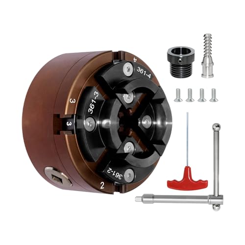 4 Inch Wood Lathe Chuck Set 1
