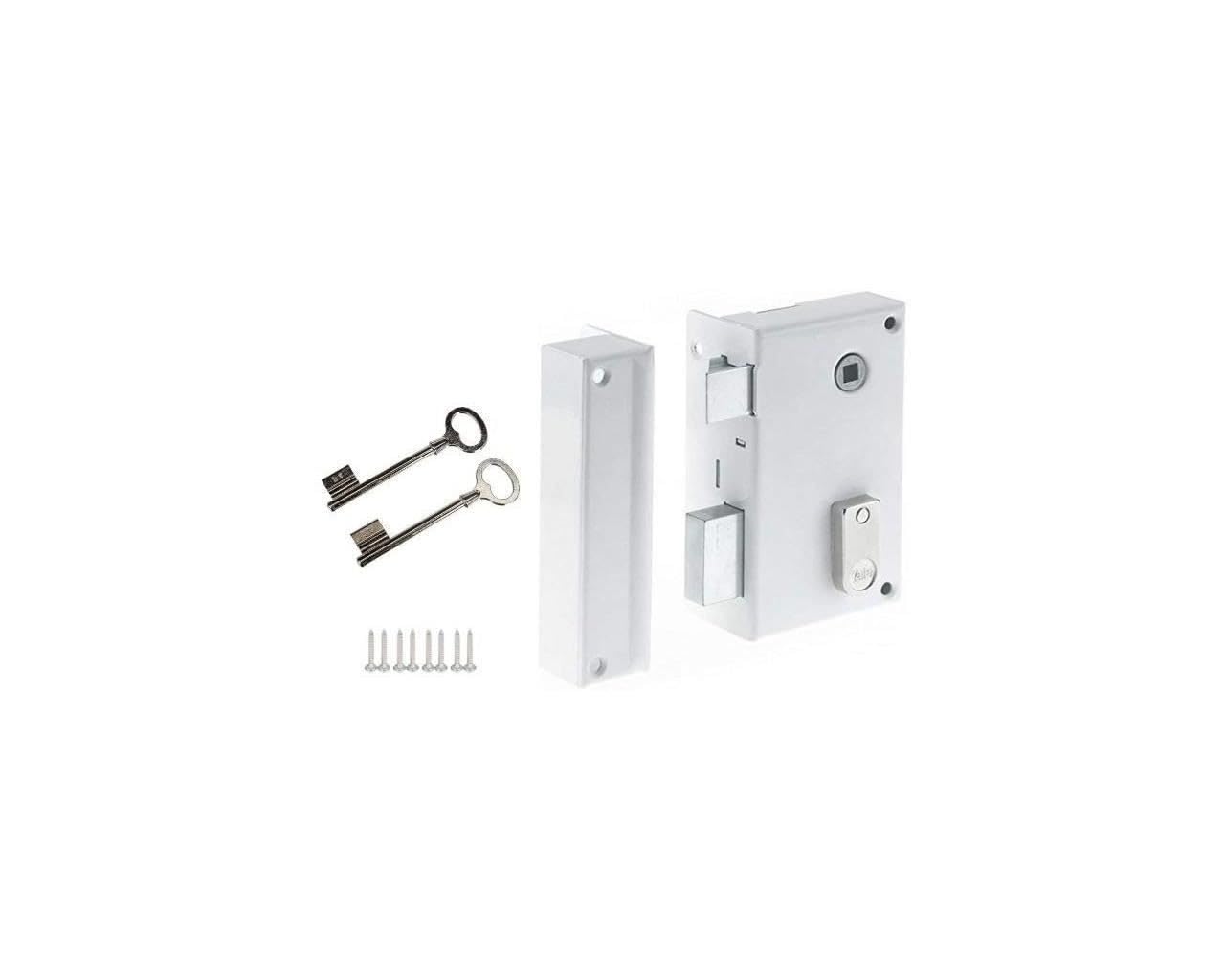 Yale YAV37G - Vertical faceplate lock with follower, 2 Keys, Left version - for Grille and Gate