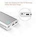Jackery Fit Premium 10200mAh Dual USB 2.4A Output Portable Battery Charger - External Battery Pack, Power Bank, & Portable Charger for iPhone, iPad, Galaxy, and Android Smart Devices (Silver)