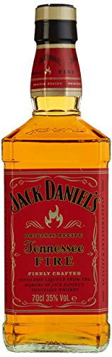 Jack Daniel's Tennessee Fire Whiskey - Eine scharf-würzige Kombination aus Zimt und Original Old No. 7 - 0.7L/ 35% Vol.