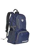Roam Packable Backpack – Lightweight Foldable Daypack Water-Resistant, 25L, – Durable Tear-Resistant Nylon Weave – Daypack for Travel, Hiking, Backpacking, Camping, Outdoors, Beach,