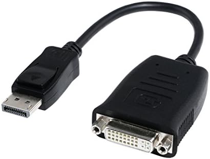 DisplayPort to DVI Adapter Cable, Active Displayport Male to DVI Female Single Link Converter Cable 4kx2k 3D Video Convert Wire Cord Support ATI Eyefinity ( Black )