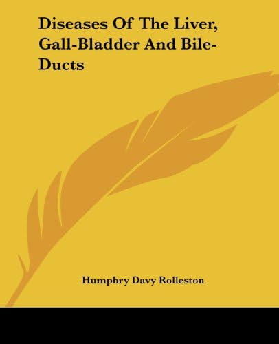 Diseases Of The Liver, Gall-Bladder And Bile-Ducts