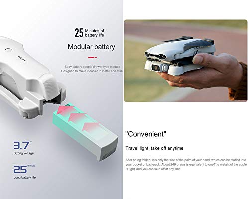 Mini Drohne mit Kamera HD F10, 6K Pro 120° Weitwinkel Faltbar Dual Camera RC Quadcopter mit GPS, 5G WIFI FPV… – Bild 8