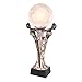 Design Toscano Destiny's Muse Illuminated Sculpture, bronze