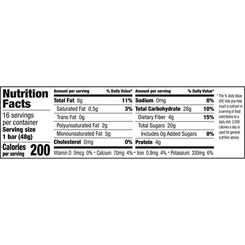 LARABAR CHERRY PIE, GLUTEN FREE VEGAN FRUIT & NUT BAR, 1.7 OZ BARS, 16 CT