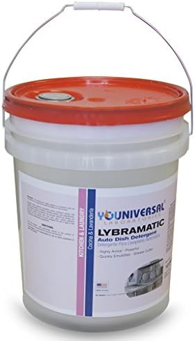 Dishwashing Detergent for Industrial and Commercial Dishwasher Machines [LYBRAMATIC] (5 Gallon)