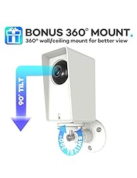 Wyze - Soporte de pared para cámara de fotos, resistente a la intemperie, ajustable, para interiores y exteriores, protección contra rayos UV, muy fácil de instalar