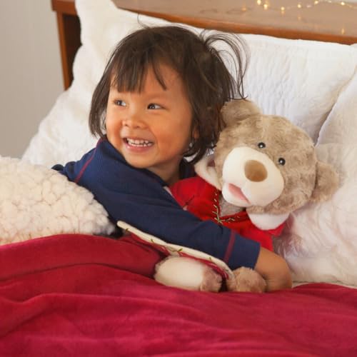 Cuddle Barn - Storytime Teddie | Animated Storytelling Holiday Bear Stuffed Animal Plush Toy Reads The Story T'was The Night Before Christmas, 10