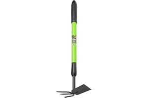 YIAD DRAGON HORSE Telescopic Garden Hoe, Dual-Head Weeding and Cultivating Tool with Adjustable Handle, Lightweight Outdoor Hand Hoe for Raised Beds, Flower Planting, Camping, and Backyard Gardening