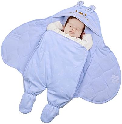 WisBiBi 75cm75cm Newborn Baby Sleeping Bags Dual-Purpose Blanket,Pink,Yellow,Blue