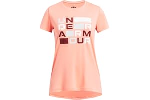Under Armour Girls Tech Block Logo Short Sleeve T Shirt