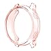 LeafBoat Comaptible Ultra-Thin Soft TPU Protection Silicone Protective Frame Cover for Samsung Galaxy Watch Active (40mm) Smartwatch (Pink)