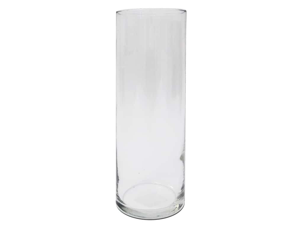 Amazon Com Crisa Glass Cylinder Vase 10 In 6 Piece Home Kitchen