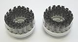 Metapo® Metal Brush for Power Scrubber PS100 and PS200, 2-Pack