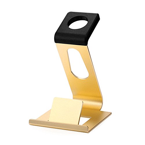 Apple watch stand, bandmax high quality abs resin 18k gold plated…