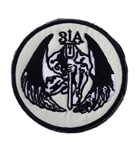 Christian Theme St Michael 3.5" Tactical Badge Applique Hook Loop Fastener Patch