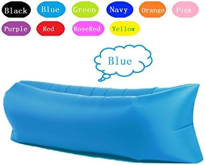 Air Lounger with bag, pockets &amp; anchor parachute material made with heavy duty 210D waterproof PARACHUTE material blow up couch / sofa Suitable for up to 2 person (400lbs)