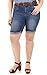 WallFlower Plus Size Belted Luscious Curvy Bermuda Short