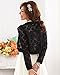 Modekini Women's Floral Lace Long Sleeves Cover Up Shrug