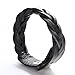 Godyce Love Friendship Bracelet Bangle Colorful Orange Enamel Bangles Bracelets for Women Teen Girls Party Fashion Bangles Stainless Steel Jewelry Birthday with Gifts Box (4mm Brown, Stainless Steel)