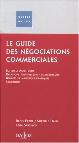 Le  guide des négociations commerciales