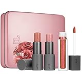 Bite Beauty Love, Bite Lip Set: Cashew Multistick, Gelato Multistick Rose Pearl Prismatic Pearl Crème Lip Gloss