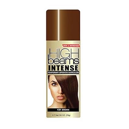High Beams Intense Temporary Spray On Hair Color Brown 2 7 Ounce
