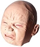 CreepyParty Deluxe Novelty Halloween Costume Party Latex Human Head Mask Man