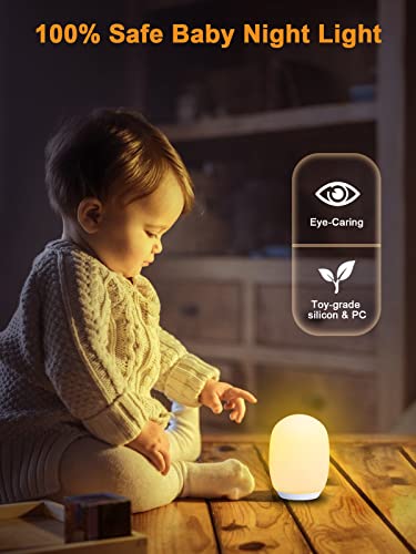 Night Light for Kids with Stable Charging Pad, AIRFACE Nursery Light ...