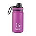 Takeya Originals Vacuum-Insulated Stainless-Steel Water Bottle, 14oz, Orchid