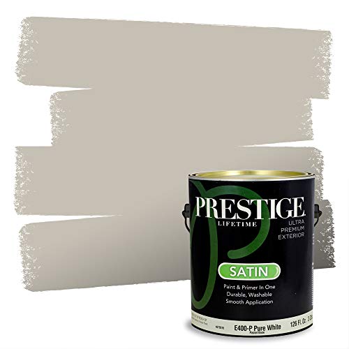 PRESTIGE Paints Exterior Paint and Primer In One, 1-Gallon, Satin, Comparable M…