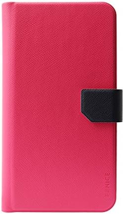 Fenice Universal Diario Large Case for Smartphones - Retail Packaging - Pink