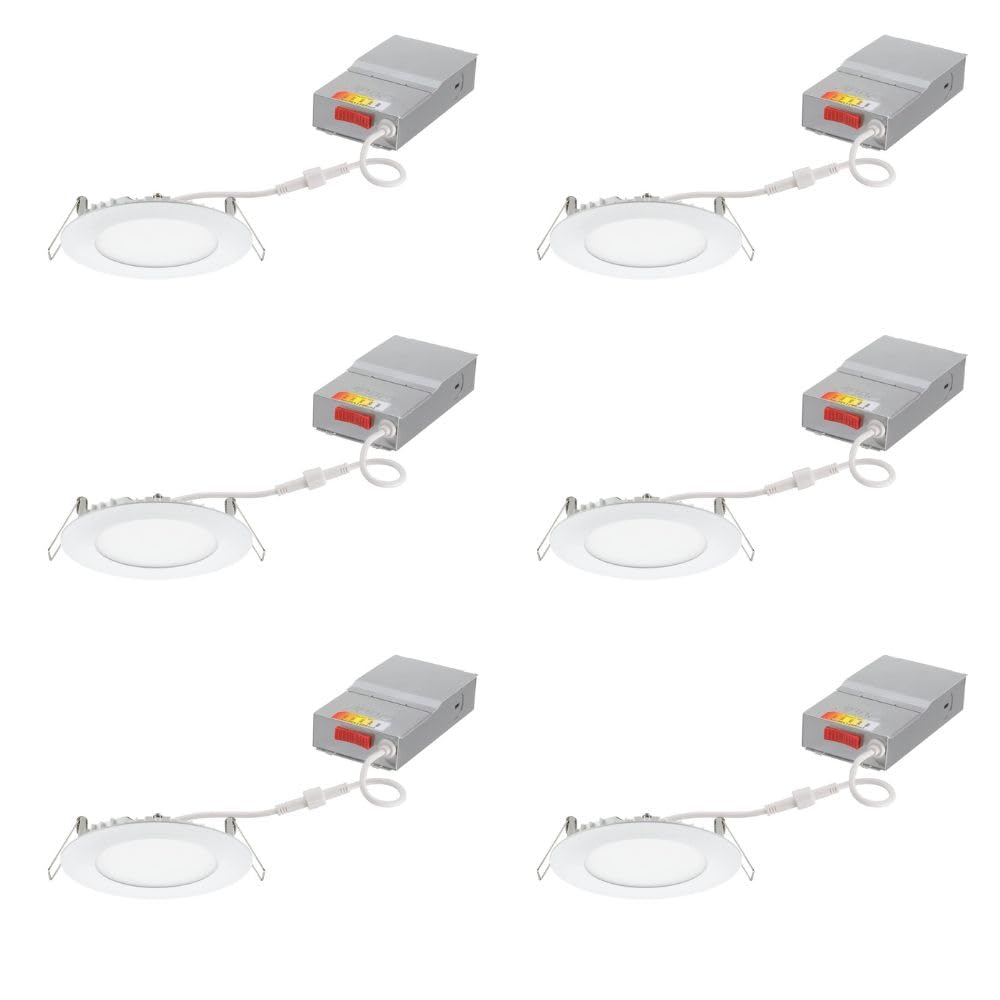 Cp6 Rnd Juno WF4 SWW5 90CRI CP6 MW M2 Round LED Wafer Downlight, 120 Volts ...