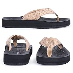 EQUICK Women's Flip Flops Arch Support Yago Mat