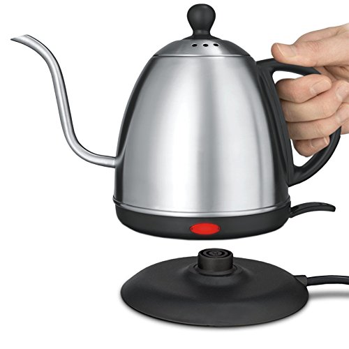 Stainless Steel Electric Kettle 1 L Rust Proof Precise Curved