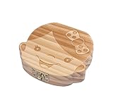 MMOO Lovely Wooden Houses Personalized Baby Teeth Deciduous Souvenir Box (Color Girl)