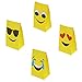 aresmer Emoji Paper Bags Party Treat Bags for Kids, 4 Different Designs, Pack of 24
